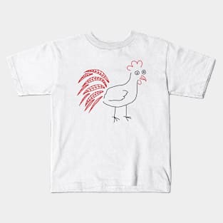 The Scared Rooster Kids T-Shirt